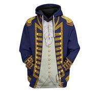 Générique Sweat a Capuche pour Homm - Sweat à Capuche imprimé en 3D pour Hommes et Femmes et Histoire de l'hiver (Blue XXXXXL)