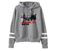 Générique Sweat à Capuche Sakamoto Days Sweat-Shirts Unisexes À Manches Longues Et À La Mode Sweat-Shirts À Capuche À Manches Longues Imprimés À La Mode (3 M)