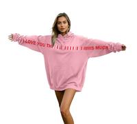 Générique Sweat à Capuche Unisexe Oversize pour Adultes, Pull Confortable Assorti pour Couples avec Poche Avant, vêtement d'intérieur en Polaire Douce pour Un Look Streetwear décontracté. (S)