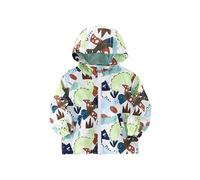Générique Sweat à capuche zippé pour enfant Couleur unie - décontracté basique Cardigan Veste Haut Hoodie SweatShirt doux à fermeture éclair intégrale Vestes coupe-vent pour tout-petits
