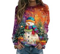 Générique Sweat Capuche Femme Chaud, Jupe Jumper Noel- Interieur Piloupilou Moumoute Blanc Robe de Noël Pull de, Renne Rennes Sapin Ugly Assorti Tenue Joli Pull de Noel Femme, M