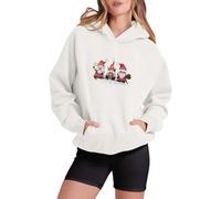 Générique Sweat Capuche Noel Femme Pull Noel Femme Sweatshirts, Sweat à Capuche Femme décontracté Manches Longues Mode imprimé Lettre Haut Confortable Chaud, pour cinéma, Amis, Cadeaux Confortable