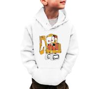 Générique Sweat Capuche pour Enfants Casual Haut Hoodie Sweat-Shirt Pulls Enfant Coton Unisexe 3D Imprimer Pull Poids Léger Style Manche Longue Automne Printemps