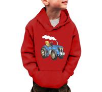 Générique Sweat Capuche pour Enfants de Jogging Pulls Enfant Coton Casual Haut Mignon Confortable et la Mode Couleur Unie Vêtements Ado 4-15 Ans