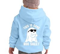 Générique Sweat Capuche pour Enfants Longue et Manches Longues Printemps Automne Couleur Uni Impression en 3D Poids Léger Style Manche Pull Enfant Ado 7-14 Ans