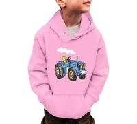 Générique Sweat Capuche pour Enfants Longue et Manches Longues Pulls Enfant Coton Casual Haut Mignon Poids Léger Style Garçons en Filles