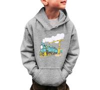 Générique Sweat Capuche pour Enfants Unisexe en Coton Ado 3D Imprimer Pull Col Rond Tops Haut Garçons Manches Longues