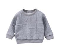 Générique Sweat Capuche pour Enfants Unisexe en Coton Printemps Automne Couleur Uni Impression 3D Confortable et la Mode de Unie Pull Enfant Ado 7-14 Ans