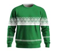 Générique Sweat De Noël Drôle pour Homme Sweat-Shirt Femme Pull Noel Moche À Capuche Chemise La Famille Renne Personnalisable