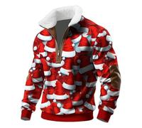 Générique Sweat De Noël Moche pour Homme Pull Couple Sweat-Shirt Renne Imprimé Père Hommes Sweatshirt Noel Pulls Amusant Femme Rigolo Drôle Chemise Imprimée Bonhomme Neige Personnalisable