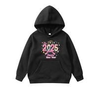 Générique Sweat Enfant Fille Capuche Poche Style coréen 2025 Nouveau année Sweat Shirt garçon Fille