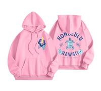 Générique Sweat Femme À Capuche Mode Hawaii Lettres Imprimé Décontracté Loose Fit Haut pour L Hiver Et Les Occasions Spéciales
