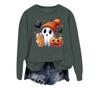 Générique Sweat Femme Capuche Veste Oversize Haut Halloween Tshirt Tee Shirt Probleme Resolu Sang Deguisement Citrouille Déguisement Homme The Pumpkin Spice Café Cafe Sweats Pull Costum
