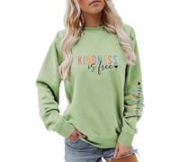 Générique Sweat Femme Message Métier Imprimé Professionnel Coupe Ample Style Casual Molleton Confort Quotidien et Voyage Automne Hiver Tenue Quotidienne Confort Journée