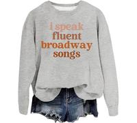 Générique Sweat Femme Message Métier Imprimé Professionnel Coupe Droite Style Doux Finition Douce W nd et Maison Automne Hiver Tenue Quotidienne Confort Journée