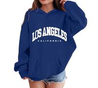 Générique Sweat Fille a Capuche 2025 Imprimé Lettre Sweatshirt Enfant Haut Manche Longue Décontracté Tunique Simple Pull Enfant Classique Sportwear Casual Hiver Vetement ado Chic