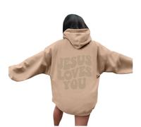 Générique Sweat Garcon Pull Polaire Femme Hiver Chaud Leopard Print Hoodie Veste Printemps Survêtement De Sport Sweet Chic Et Élégant Longue Coupe Vent Shirt Robe Manteau Jogging Ample