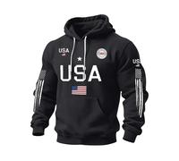 Générique Sweat Homme à Capuche Pullover avec Fermeture Éclair intégrale