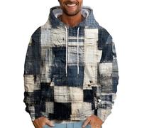 Générique Sweat Homme gribouiller Capuche Slim Manches Longues Print Tenue Outdoor Automne Hiver Hoodie Vêtement Confortable Sweatshirts Homme avec Cordon Baggy