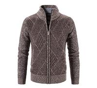 Générique Sweat Homme sans Capuche Pulls, Gilets Et Sweats a mi-Saison Sweat-Shirt À Veste Pull Marque Sport/entraînement Gilet Zippé De Travail sans Capuche Hoodie