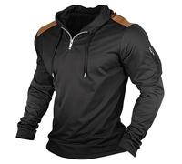 Générique Sweat Homme Vintage Art Classic Paintings Stylish Design Sweatshirt A Capuche Homme Zippé Noir Pull À Col Rond Combat Militaire Airsoft Shirt Tenue Blanc Element (Le Noir,L)