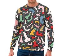 Générique Sweat Rose Homme sans Capuche Hiver Rose Torsadé Garcon Doublé Courte Cou Lambswool Valentin Jeune Duveteux Mixte Marins Sanglier Cagoule Tirette Africain Papillon Visionnaire