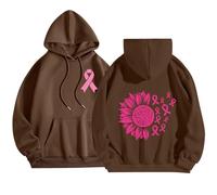 Générique Sweat Ruban Rose Femme sans Capuche Garçon 12 Ans Sport Zippé Sweats À Bannière Octobre Veste Accessoires Sweater Weather Oversize Pull Personnalisable Gilet Polaire