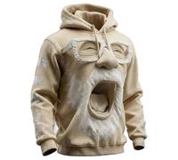 Générique Sweat sans Capuche Marron Marin V Gilet 4 Islandais Boutonné Cotelé Simple Zippée Française Lainée Unisex Canard S Capuchon Bateau Sweater Japonaise Créateur