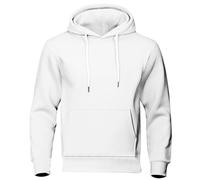 Générique Sweat-Shirt à Capuche Homme Casual Chaud Ample Couleur Unie Hoodies avec Poches Cordon de Serrage Sweat pour Hiver et Automne Mélange de Coton de Haute qualité Pullover Hommes