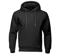 Générique Sweat-Shirt à Capuche Homme Casual Chaud Ample Couleur Unie Hoodies avec Poches Cordon de Serrage Sweat pour Hiver et Automne Mélange de Coton de Haute qualité Pullover Hommes