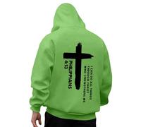 Générique Sweat-Shirt à Capuche Homme Confortable décontracté Longue Manches imprimé Dieu Design Quotidien Automne Hiver vêtement Streetwear (Green, XXL)