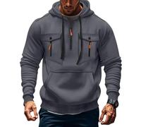 Générique Sweat-Shirt À Capuche Homme - Sweat-Shirt à Capuche zippé pour Les Sports de Plein air décontractés et Un Design Confortable pour Un Usage Quotidien Parfait pour (GY1 S)