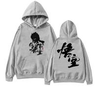 Générique Sweat-Shirt À Capuche pour Hommes Et Femmes, Sweat-Shirt Black Myth Wukong Harajuku, Haut De Rue, pour Jeunes (6 XXS)