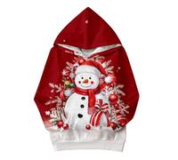 Générique Sweat-Shirt Fille à Manches Longues avec Motif Célèbre de Rennes pour Célébrer Les Fêtes de Noël en Toute Convivialité Familiale (Red, 5-6 Years)