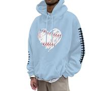 Générique Sweat-Shirt Homme Entretien simplifié - sèche Rapidement sans Repassage Pulls décontractés avec imprimé Football, Coupe Ample, pour Un Confort Optimal en Automne et en Hiver (BU2, M)