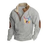 Générique Sweat-Shirt Homme Manches Longues Décontracté Respirant Léger Sweat à Capuche Absent Sportif Confortable Tendance Mode Urbaine (Grey, XL)