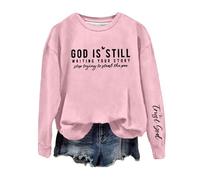 Générique Sweat-Shirt pour Femme Sweatshirts décontractés Manches Longues Oversize Loungewear Sweat Pull Basic Casual Style Mix Sport Veste Hoodie