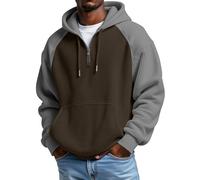 Générique Sweat Zippé Homme - Sweat à Capuche Homme Manches Longues Pull décontracté Doux Confortable avec Fermeture éclair idéal Automne Hiver activités extérieures Parfait Quotidien Moderne