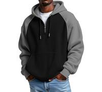Générique Sweat Zippé Homme - Sweat à Capuche Homme Manches Longues Pull décontracté Doux Confortable avec Fermeture éclair idéal Automne Hiver activités extérieures Parfait Quotidien Moderne