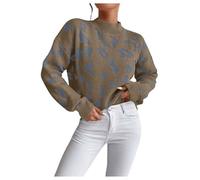 Générique Sweater Femme Hiver en Poncho à col Montant, Maille Chauve-Souris sans Manches, Ourlet Fendu, Pullover Tops Loose, Style Cape châle Nouveau et Tendance, Confortable et élégant. n83