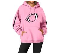 Générique Sweats à Capuche et Sweat-Shirts pour Femmes, Automne et Hiver, imprimés Lettres, Manches Longues, pour Un Usage Quotidien (XL)