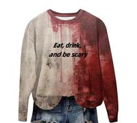 Générique Sweats À Capuche Femme Sweat-Shirt Halloween pour Femmes Veste Sport Sweat avec De Squelette Chic Élégant Hoodie Poche Super Soft Touch Manches Longues Polaire Citrouille 3-Le Noir XXL