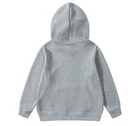 Générique Sweats à Capuche garçons Filles Tout-Petits garçonnet Confortables Doublure Polaire Chaude Manches Longues Coton mélange vêtement décontracté Enfant garçonne garçonnet (Grey, 6-8 Years)