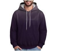 Générique Sweats À Capuche Homme Grandes Tailles Veste De Travail avec Capuche Couleur Unie Pullover Sweatshirt Casual pour Hiver Et Automne