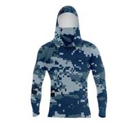 Générique Sweats À Capuche Homme Sweat De Travail Zippé Dynamic Golf Hommes Pull en Coton Aveccapuche Veste Mi Saison Camouflage Col Montant Fermeture Éclair Intégrale