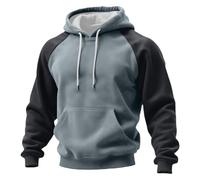 Générique Sweats À Capuche Homme Sweatshirt Off-Campus Sweet Pull Ete Sweat avec Réglable Fantôme Rigolo Gris 3XL