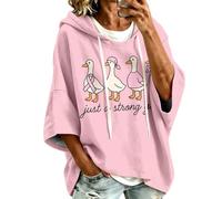 Générique Sweats à Capuche Octobre Rose Octobre Ruban Rose Sensibilisation Au Cancer du Sein Oversize Pulls Femme à Capuche pour Femme Contre Le Cancer du Sein Gilets Et à Capuches