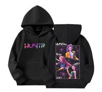 Générique Sweats à Capuche - - - - pour Fille Anime Imprimés Longues De-Mon Huntrix Sweatshirt Graphique Enfants Zoey Pulls À Motifs de Films Décontractés Hoodie