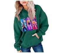 Générique Sweats à Capuche - - - - s - Merch pour Fille Imprimés - - - - Hunter Huntrix Huntr/X Rumi Mira Zoey Pull à Manches