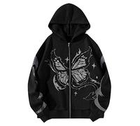 Générique Sweats Capuche Femme Zippé Coupe-Vent Automne avec Poches Zip Up Sweatshirts Manches Longues Décontracté Veste À Fermeture Éclair Femme Sport Fitness Outdoor Basic Casual Veste Cardigan